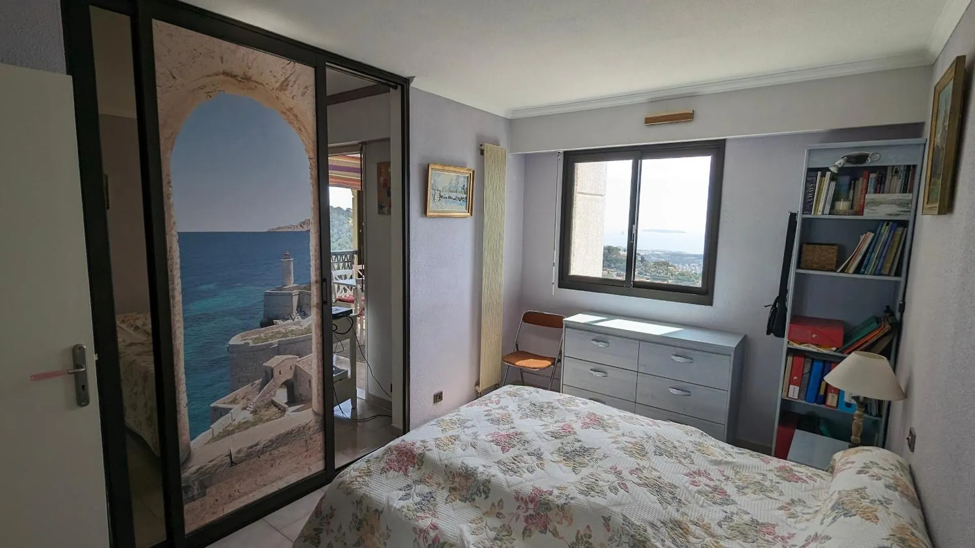 Apartmán Appartement Avec Vue Mer Exceptionnelle Dans Residence De Standing, Au Calme, Avec Piscine Mandelieu